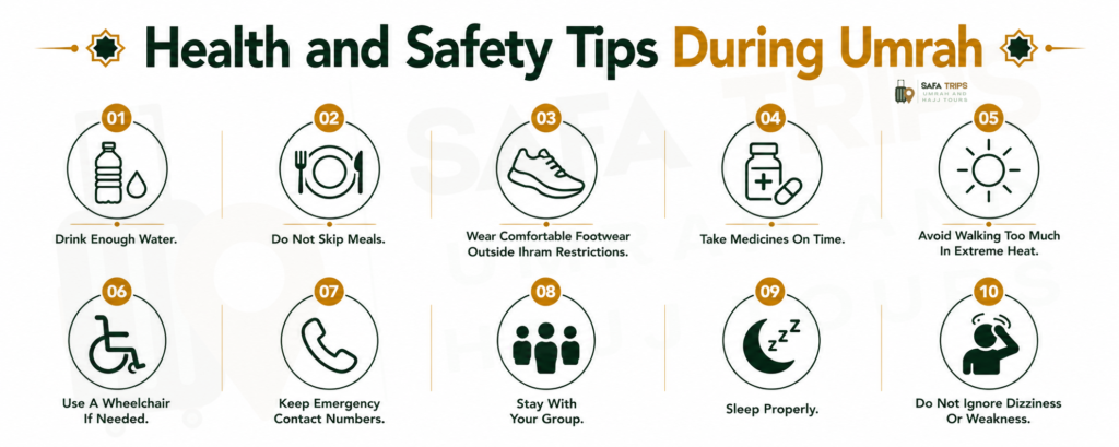 Health and Safety Tips During Umrah
