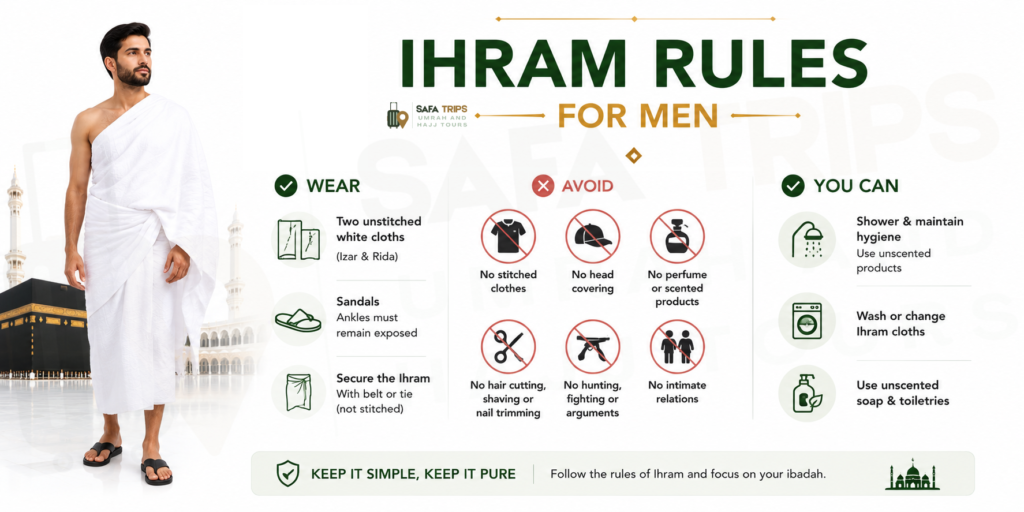 Ihram Rules for Men