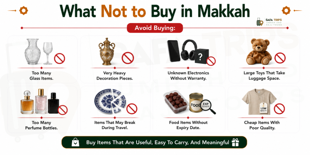 What Not to Buy in Makkah