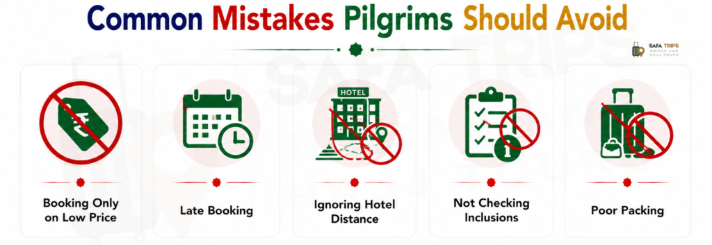 Common Mistakes Pilgrims Should Avoid
