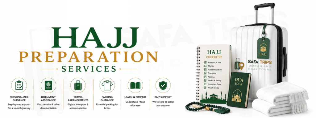 Hajj Preparation Services from India with SafaTrips