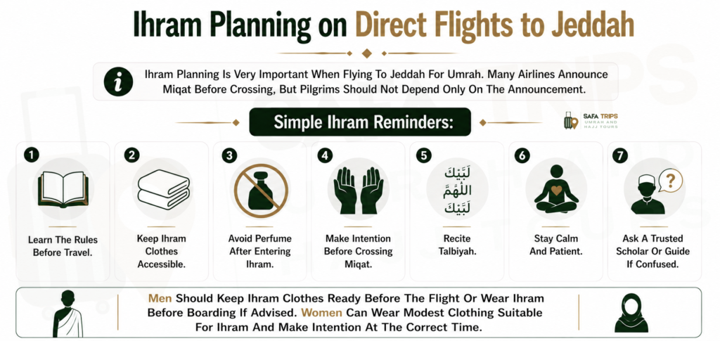 Ihram Planning on Direct Flights to Jeddah