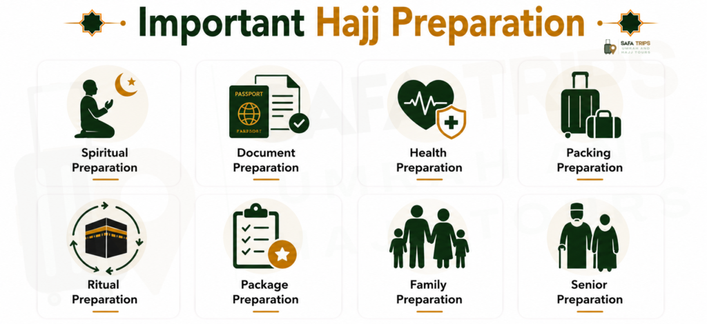 Important Hajj Preparation