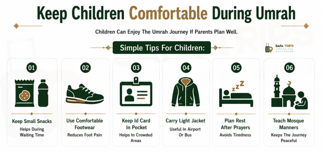 Keep Children Comfortable During Umrah