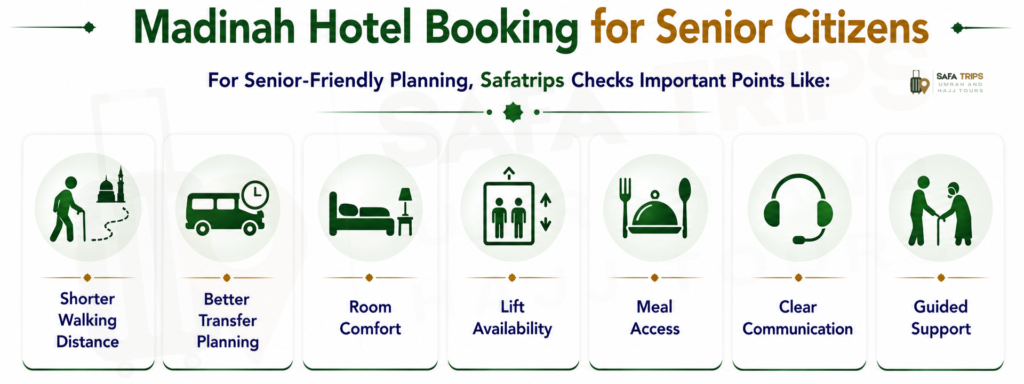 Madinah Hotel Booking for Senior Citizens