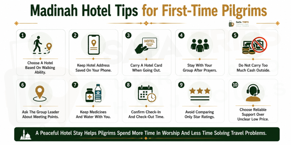 Madinah Hotel Tips for First-Time Pilgrims