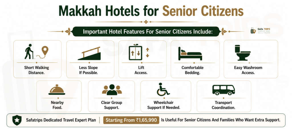 Makkah Hotels for Senior Citizens