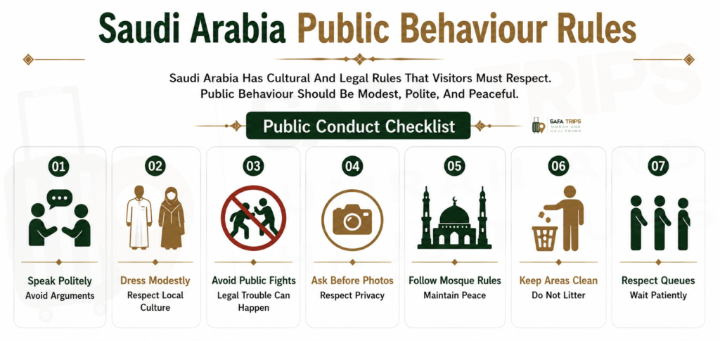 Saudi Arabia Public Behaviour Rules