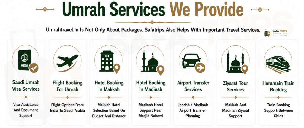 Umrah Services We Provide