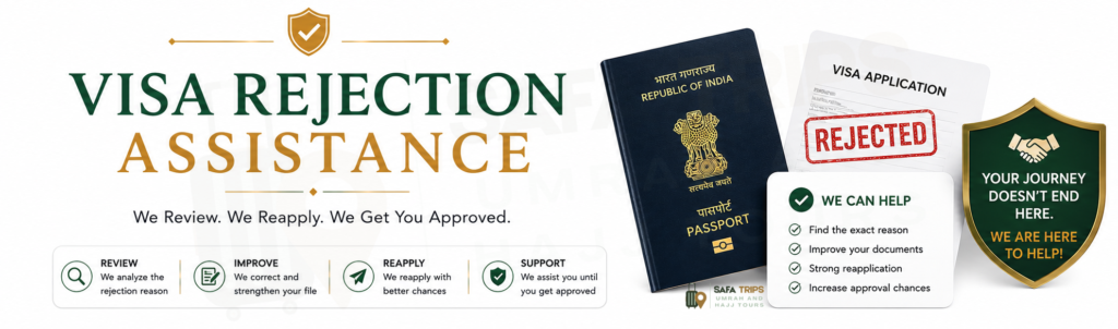 Visa Rejection Assistance for Umrah and Saudi Travel