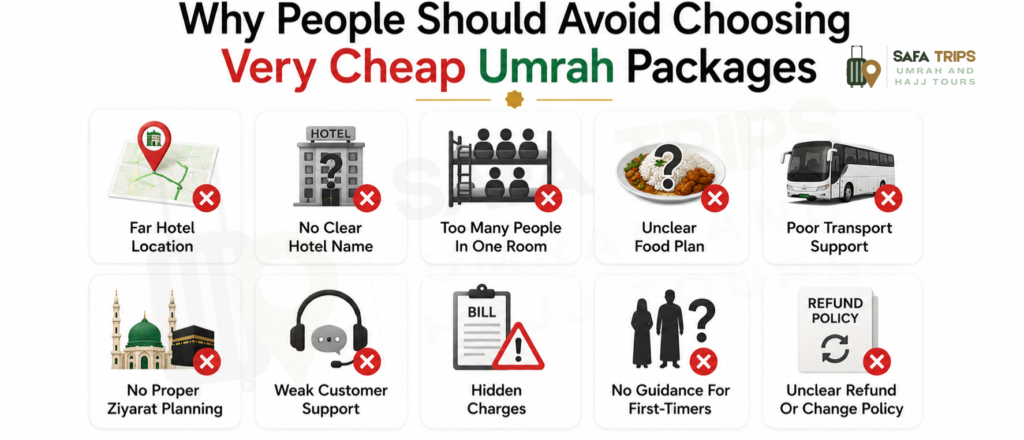 Why People Should Avoid Choosing Very Cheap Umrah Packages