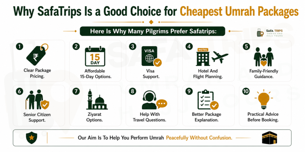 Why SafaTrips Is a Good Choice for Cheapest Umrah Packages