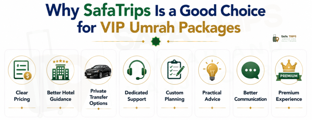 Why SafaTrips Is a Good Choice for VIP Umrah Packages