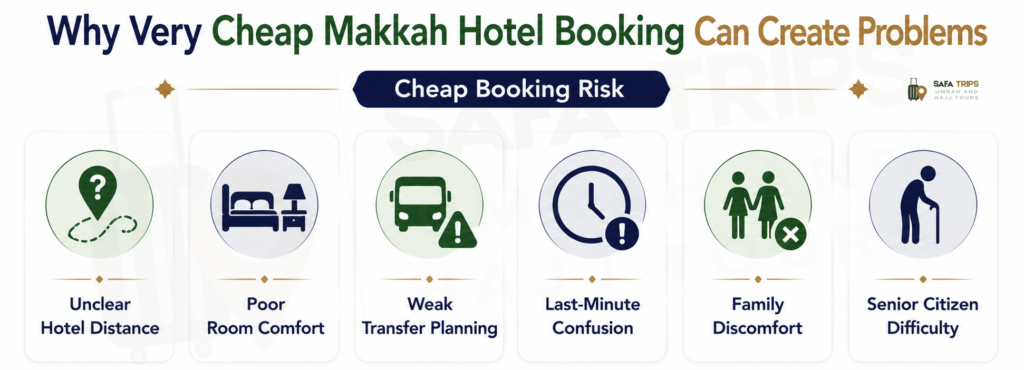 Why Very Cheap Makkah Hotel Booking Can Create Problems
