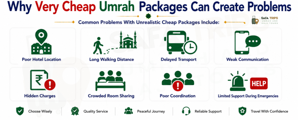 Why Very Cheap Umrah Packages Can Create Problems